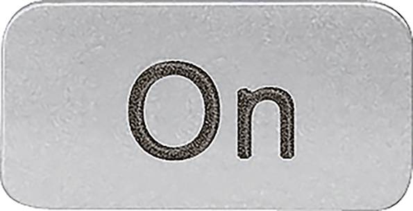 Siemens 3SB2901-2AB 3SB29012AB Placa de identificación Rotulable (Anch. x Alt.) 9.5 mm x 18.5 mm ON Schwarz 10 UD(S).-0