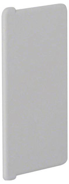 Hager B4008047030 Pieza terminal Pieza terminal (Anch. x Alt.) 80 mm x 40 mm 1 UD(S). Gris piedra-0