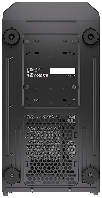 endorfy Signum 300 Solid Midi Tower Carcasa de PC Schwarz 1 ventilador preinstalado, Filtro de polvo-4