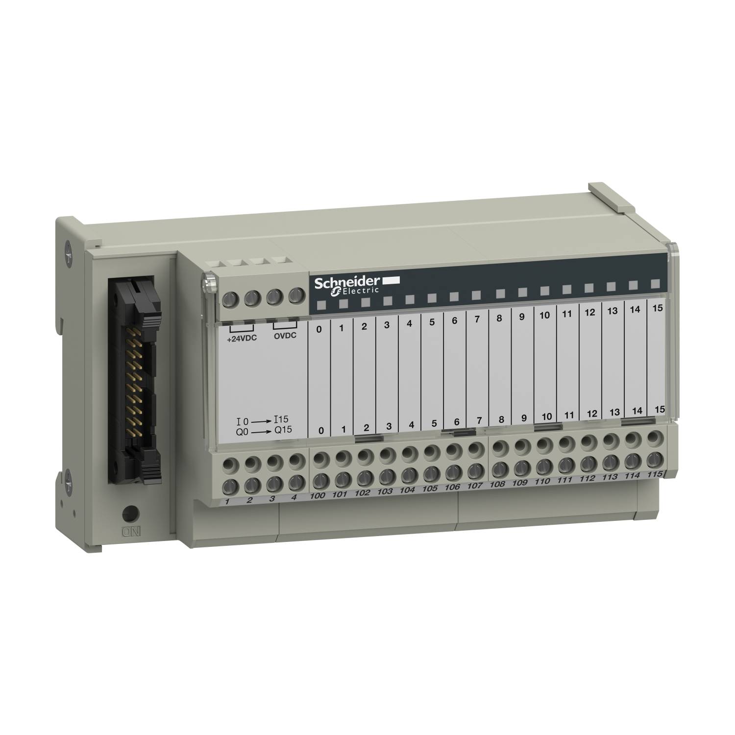 Schneider Electric ABE7H16R11 Conector de conductos Módulo de transferencia Número de polos: 16 1 UD(S). Piece-0