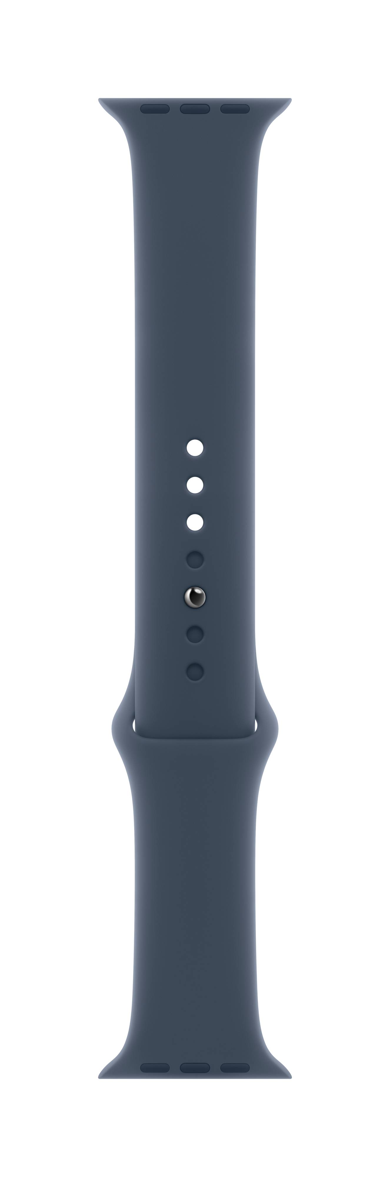 Apple Sportarmband Correa deportiva 42 mm, 44 mm, 49 mm S/M Azul tormenta Watch Series 1, Watch Series 2, Watch Series 3, Watch Series 4, Watch Series 5, Watch Series 6, Watch Series 7, Watch Series 8, Watch Series 9, Watch Ultra, Watch Ultra 2, Watch SE