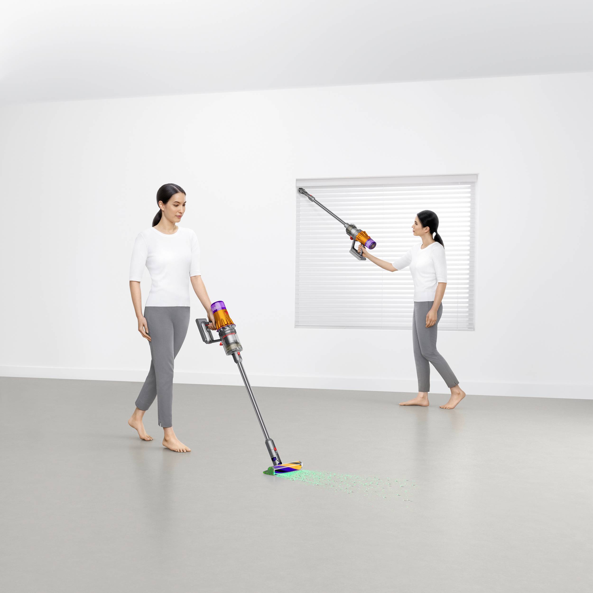 dyson V12 Detect Slim Absolute Nickel Satin 448884-01 Aspiradora de mano recargable 25.2 V 230 V 545 W Cepillo aspirador-2