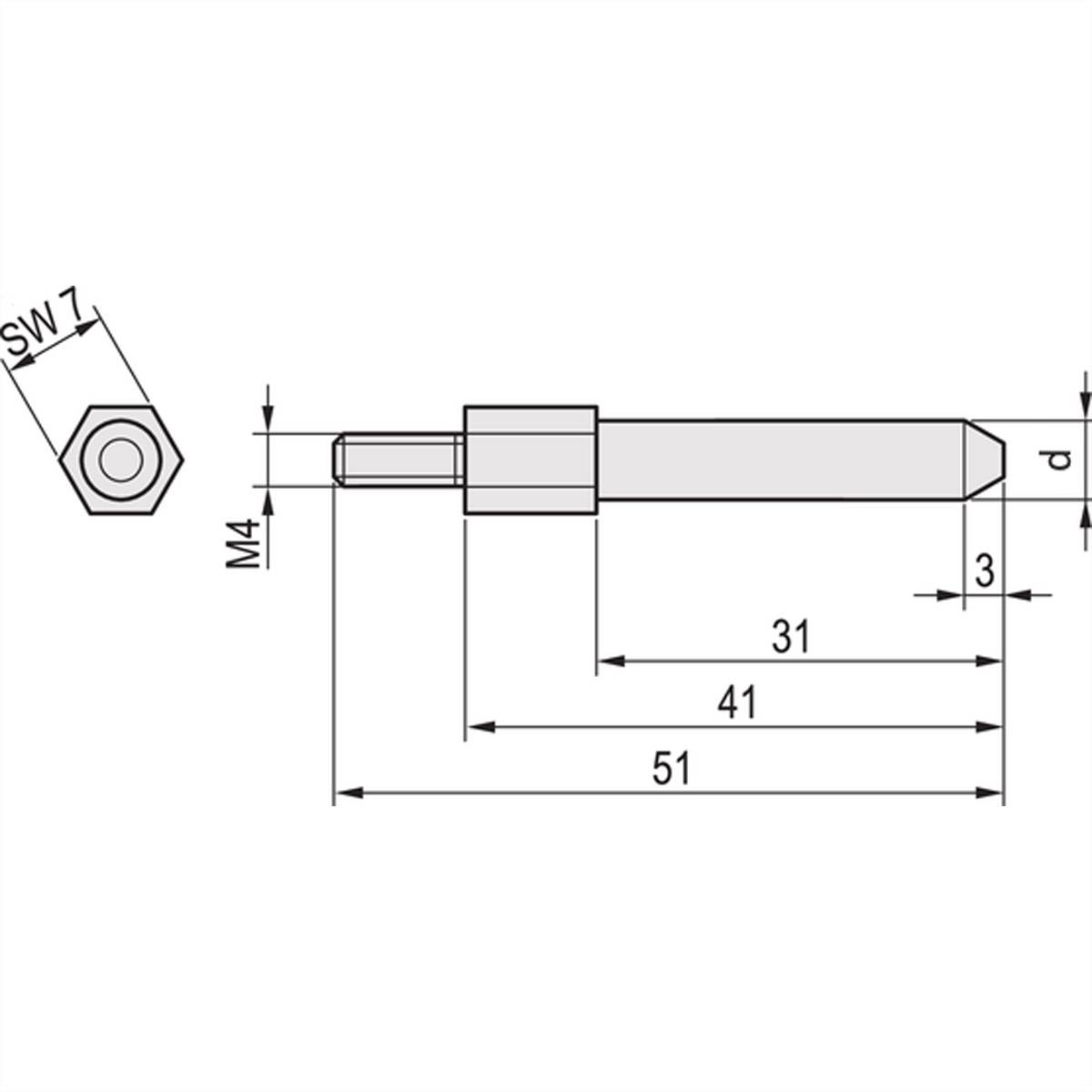 nVent SCHROFF 60895018 Pernos de codificación 20 UD(S). Piece-1