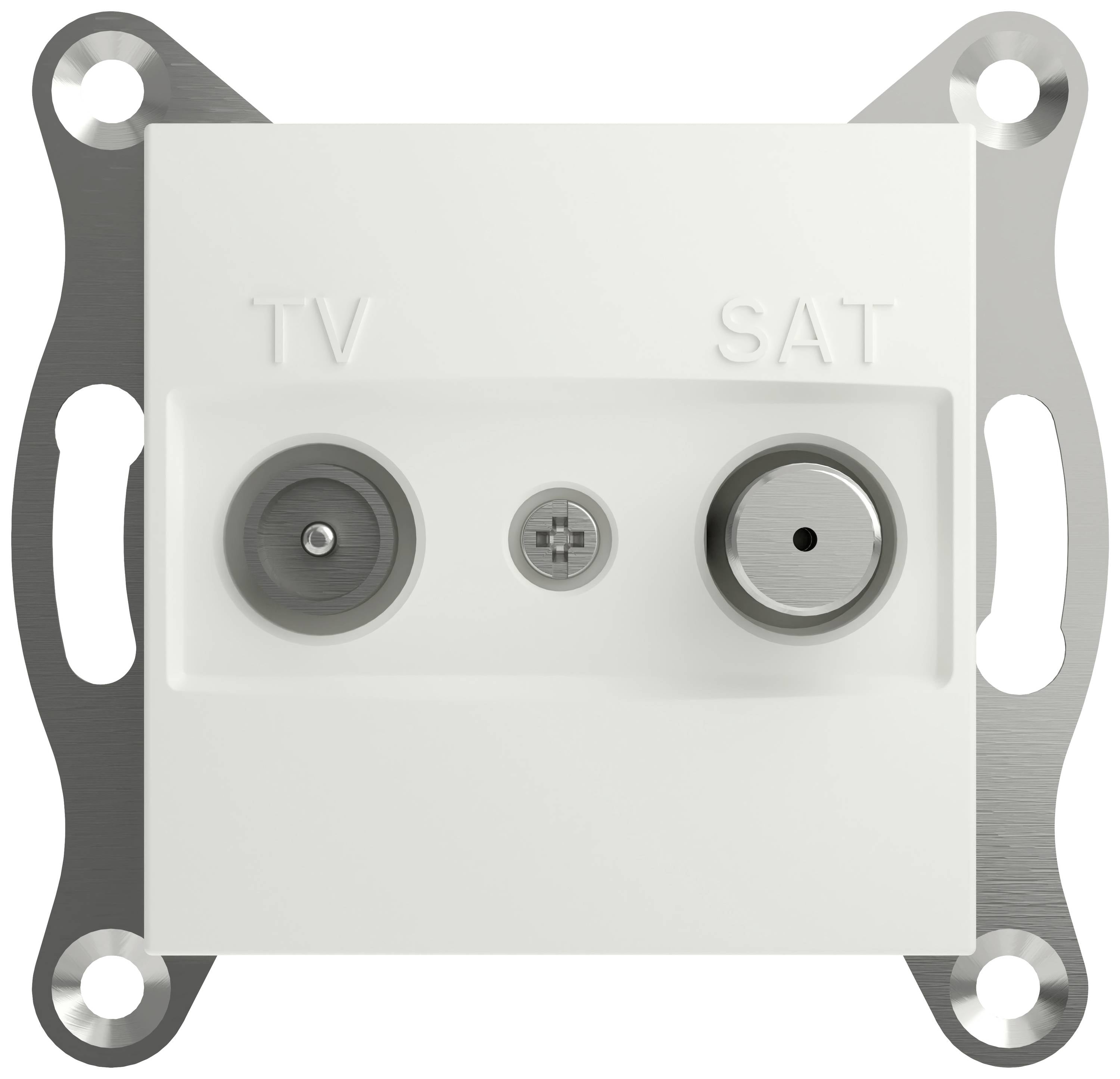 Schneider Electric Toma de paso TV-SAT Asfora Blanco (RAL 9003) EPH3470321D 1 UD(S).