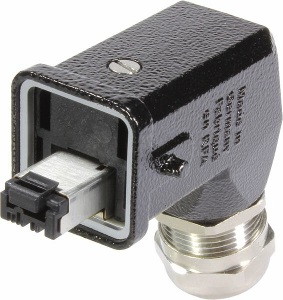 HARTING 09451151106 Clavija de cable Han® 3A 4 Conexión por borne de corte 1 UD(S).-0