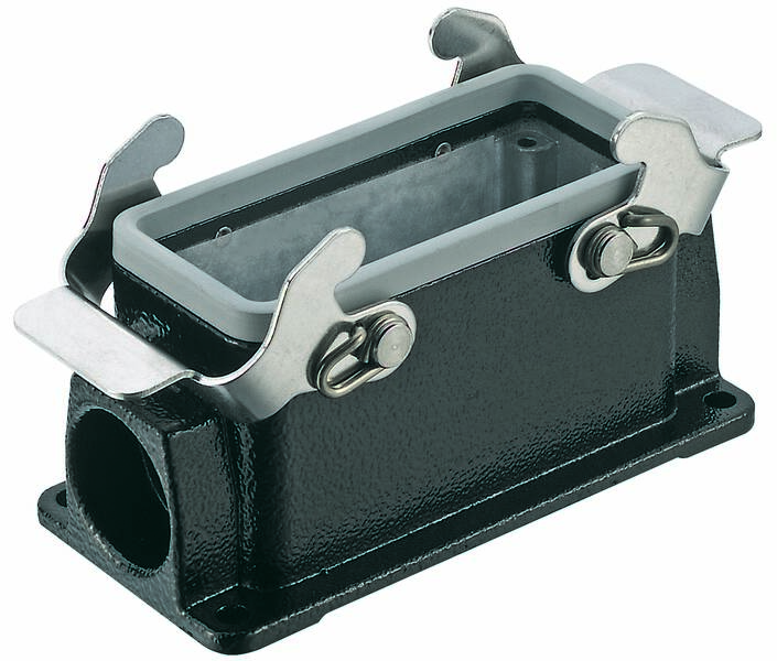 Carcasa de zócalo 19 37 016 1271 19370161271 HARTING 1 UD(S). Single