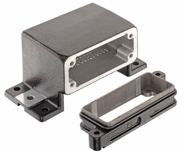 Carcasa de zócalo 19 40 016 0977 19400160977 HARTING 1 UD(S).