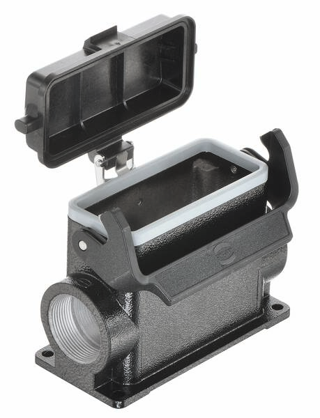 Carcasa de zócalo 19 37 016 0297 19370160297 HARTING 1 UD(S).
