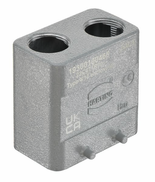Alojamiento de boquillas 19 30 010 0466 19300100466 HARTING 1 UD(S).