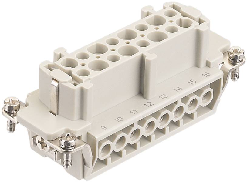HARTING 09360162701 Inserto macho 16 + PE Atornillar 1 UD(S).-0