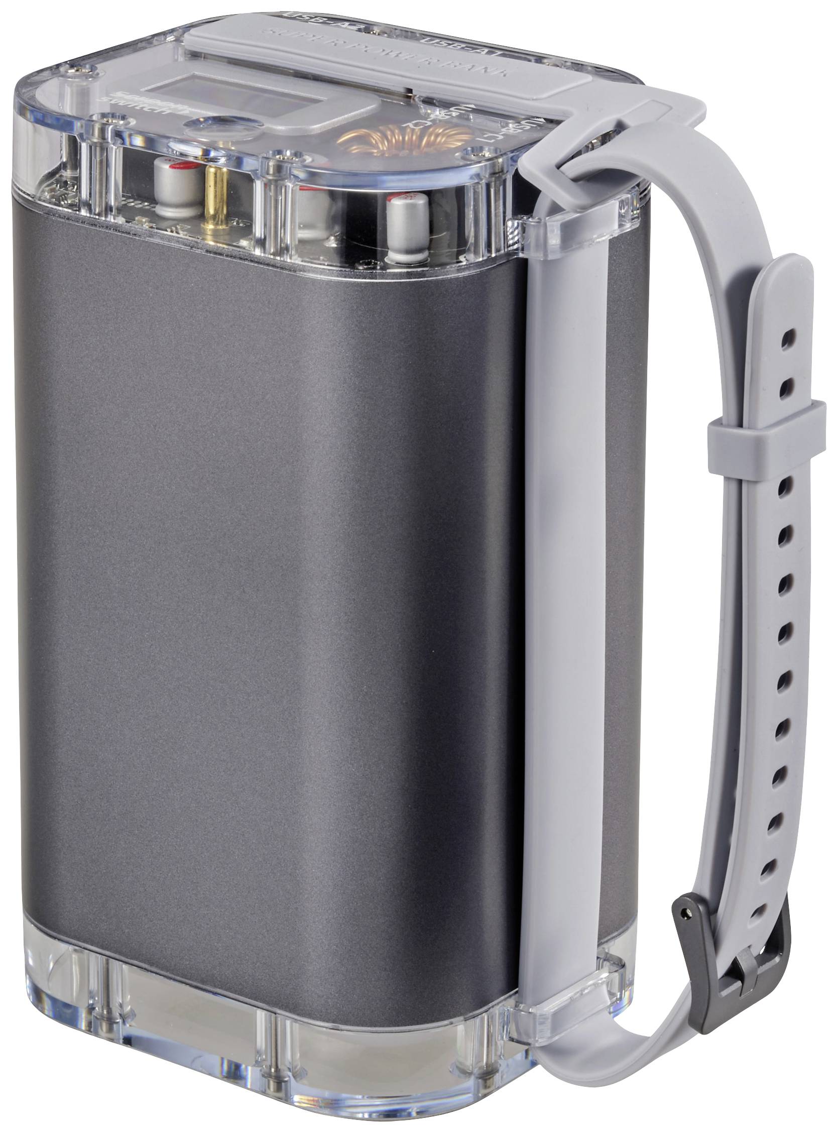 VOLTCRAFT VC-PB-100W-40000-IP67 Batería externa (batería adicional) 40000 mAh Power Delivery LiPo USB-C®, USB Host Gris -2