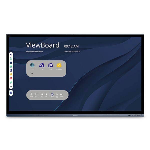 Viewsonic ViewBoard IFP6562 Digital Signage Display Clase de eficiencia energética: G (A - G) 165 cm 65 In. 3840 x 2160 Pixel