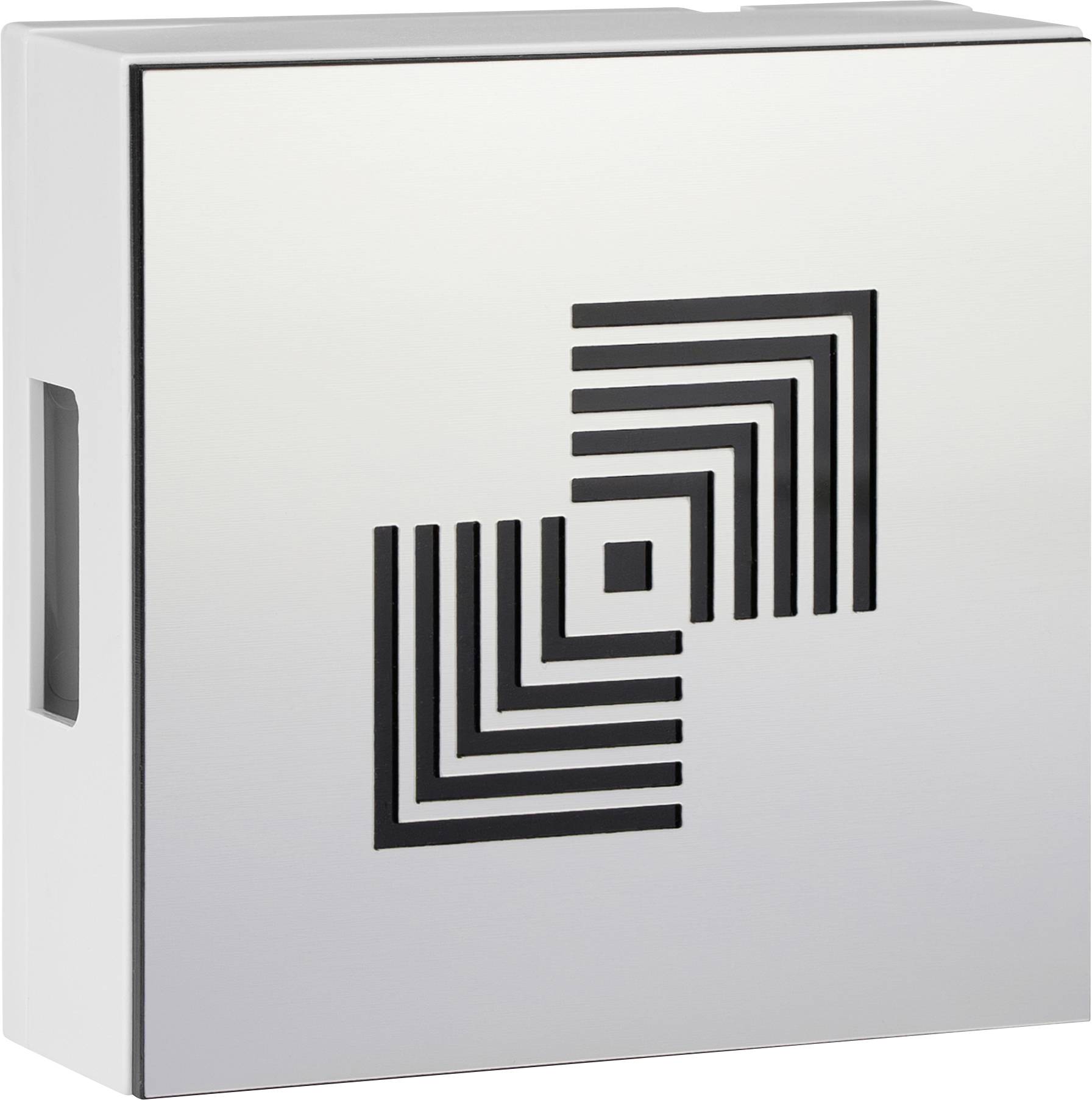 Grothe 46004 Gong 80 dBA Blanco, Acero inoxidable