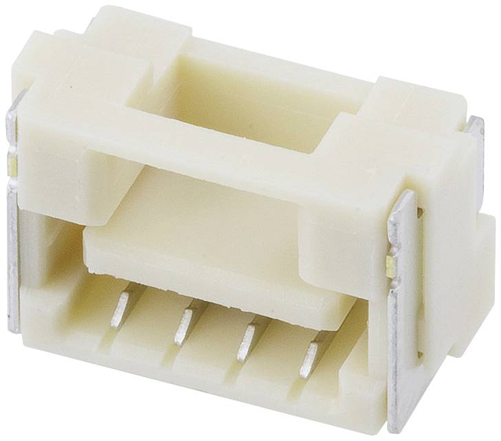 Molex Regleta de conectores macho encastrable (estándar) Número total de polos 4 Dimensión modular: 1.25 mm 5023820470 1 UD(S). Tape on Full reel