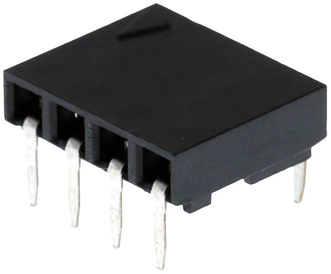 Molex Placa de alojamiento de terminales Número total de polos 4 Dimensión modular: 2.54 mm 901481104 1 UD(S). Tube