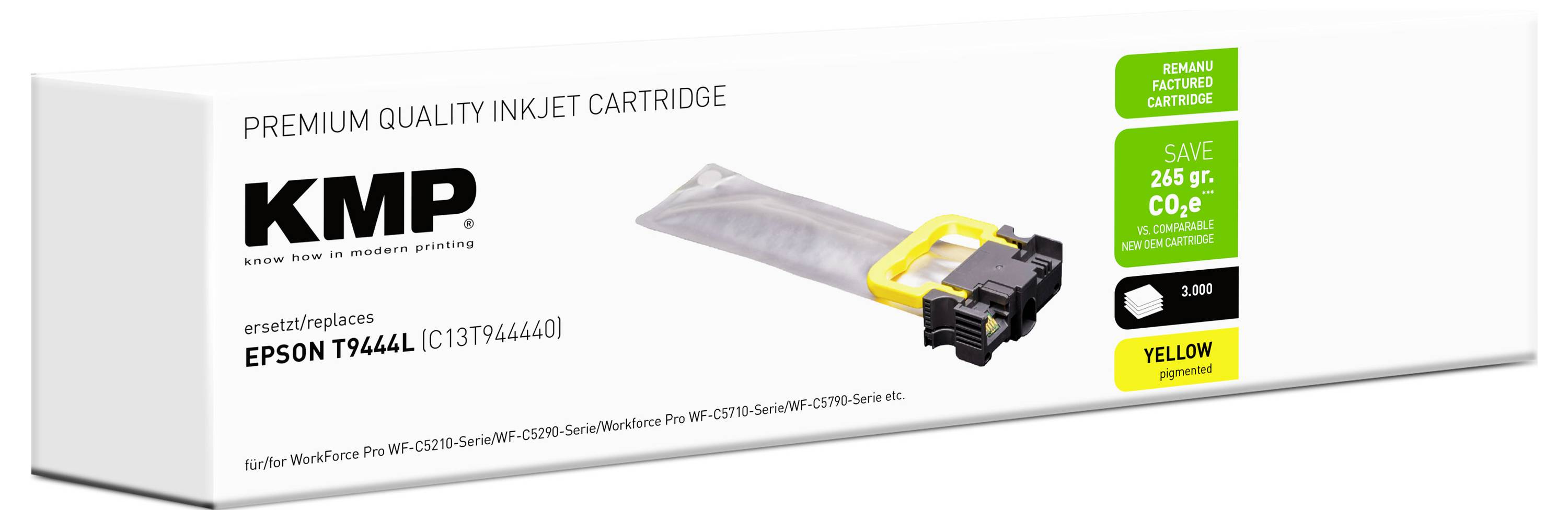 KMP Ink reemplaza Epson T9444 L Compatible Amarillo 1645,4809 1645,4809-1