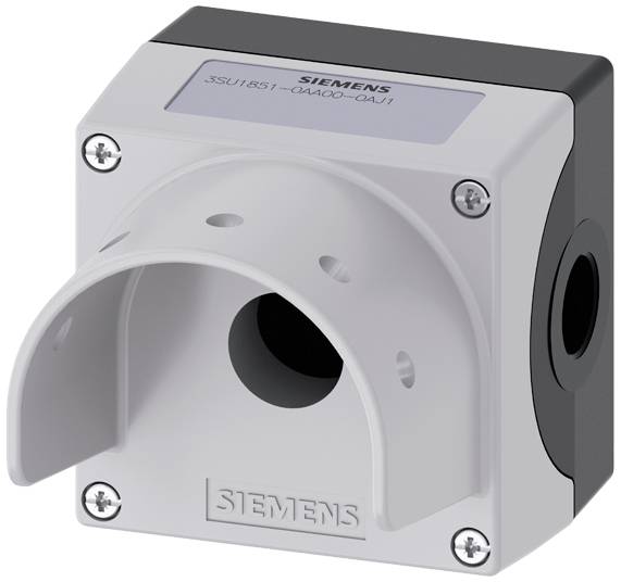 Siemens 3SU1851-0AA00-0AJ1 3SU18510AA000AJ1 Carcasa Con collar de protección (Ø) 60 mm Sin rotular 1 UD(S). Piece-0