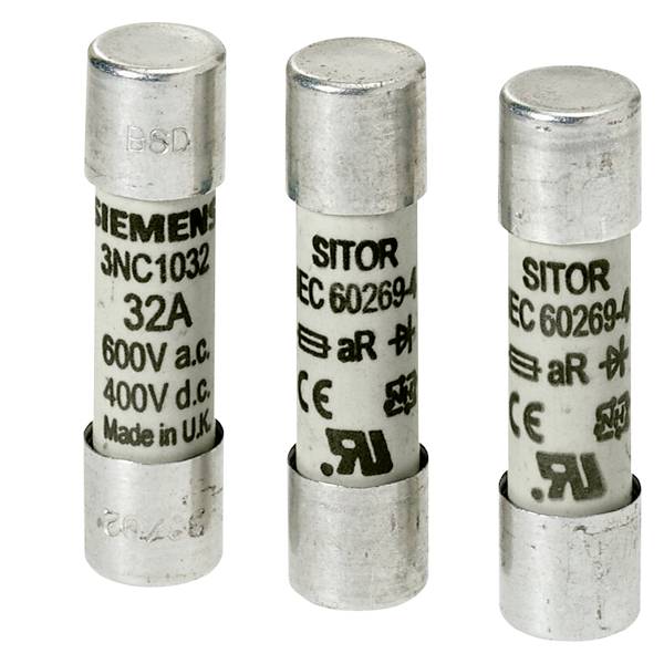 Siemens 3NC1025 Inserto de fusible Compatible con Fusible de baja intensidad 10,3 x 38 mm 1 UD(S).-0