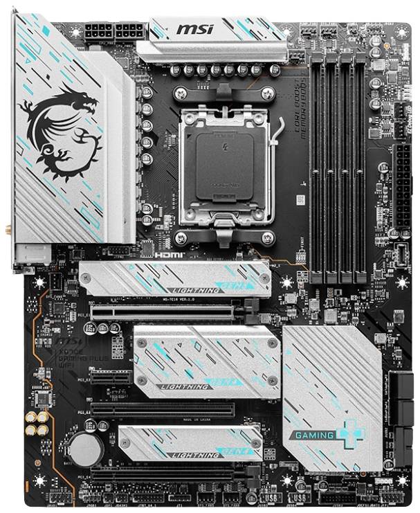 MSI X670E Gaming Plus Wifi Placa base Portalámparas #####AMD AM5 Factor de forma ATX Placa base del circuito integrado a-0