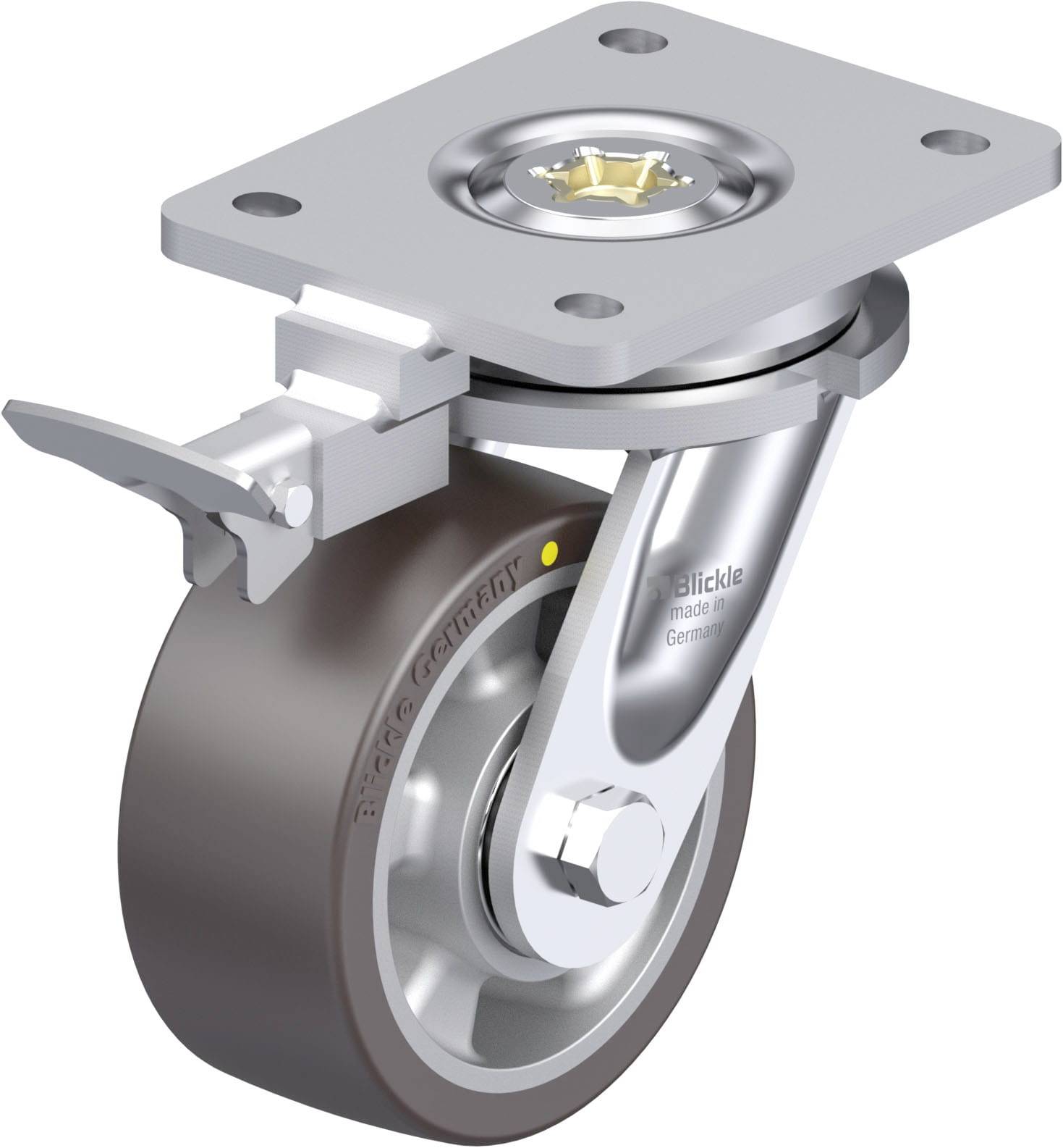 Blickle 936550 LO-ALST 127K-AS-RI4 Rueda articulada para cargas pesadas Diámetro de la rueda: 125 mm Capacidad de carga (máx.): 450 kg 1 UD(S).