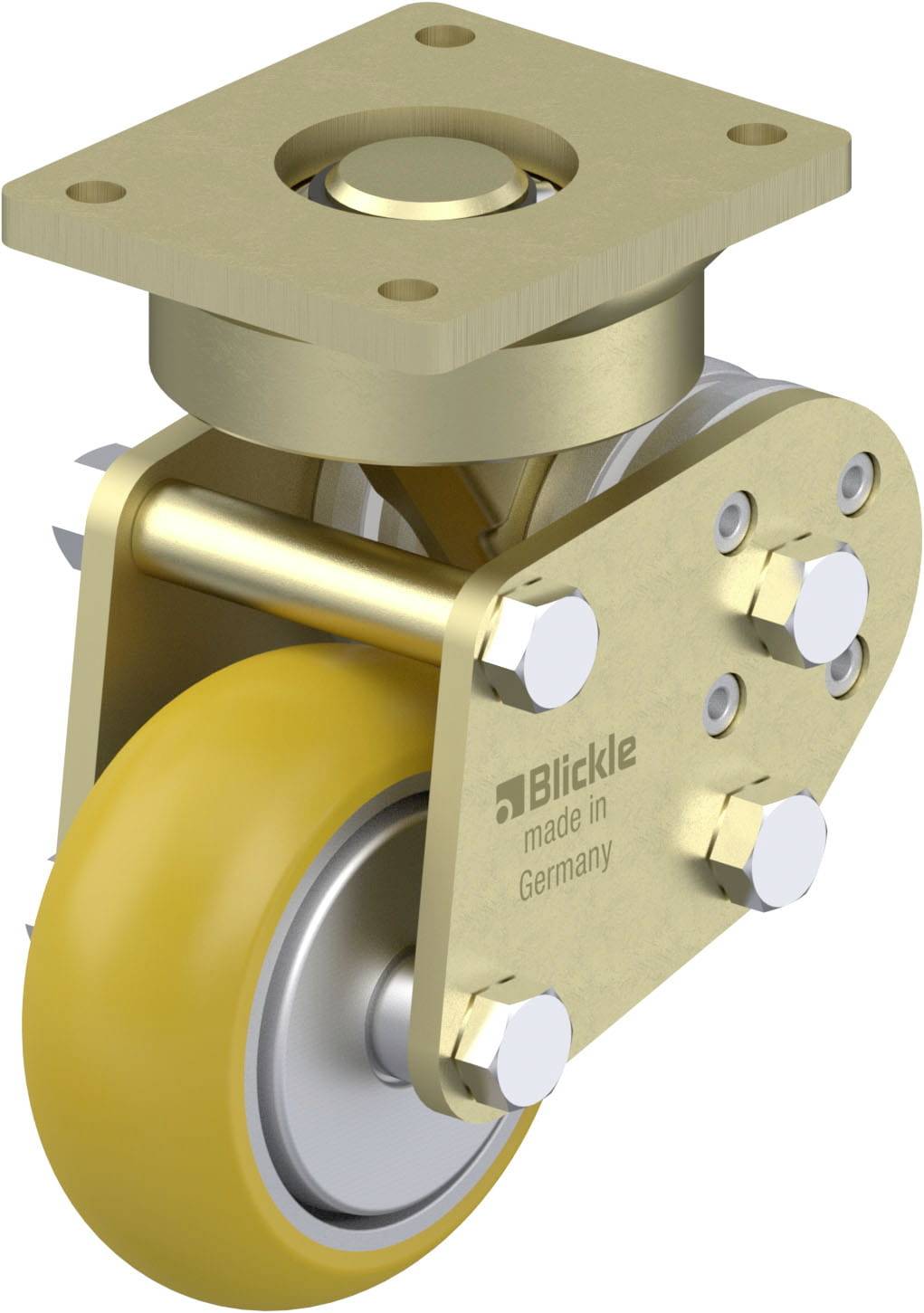Blickle 937374 LPFE-ALTH 101K-FA-CO Rueda articulada para cargas pesadas Diámetro de la rueda: 100 mm Capacidad de carga (máx.): 350 kg 1 UD(S).