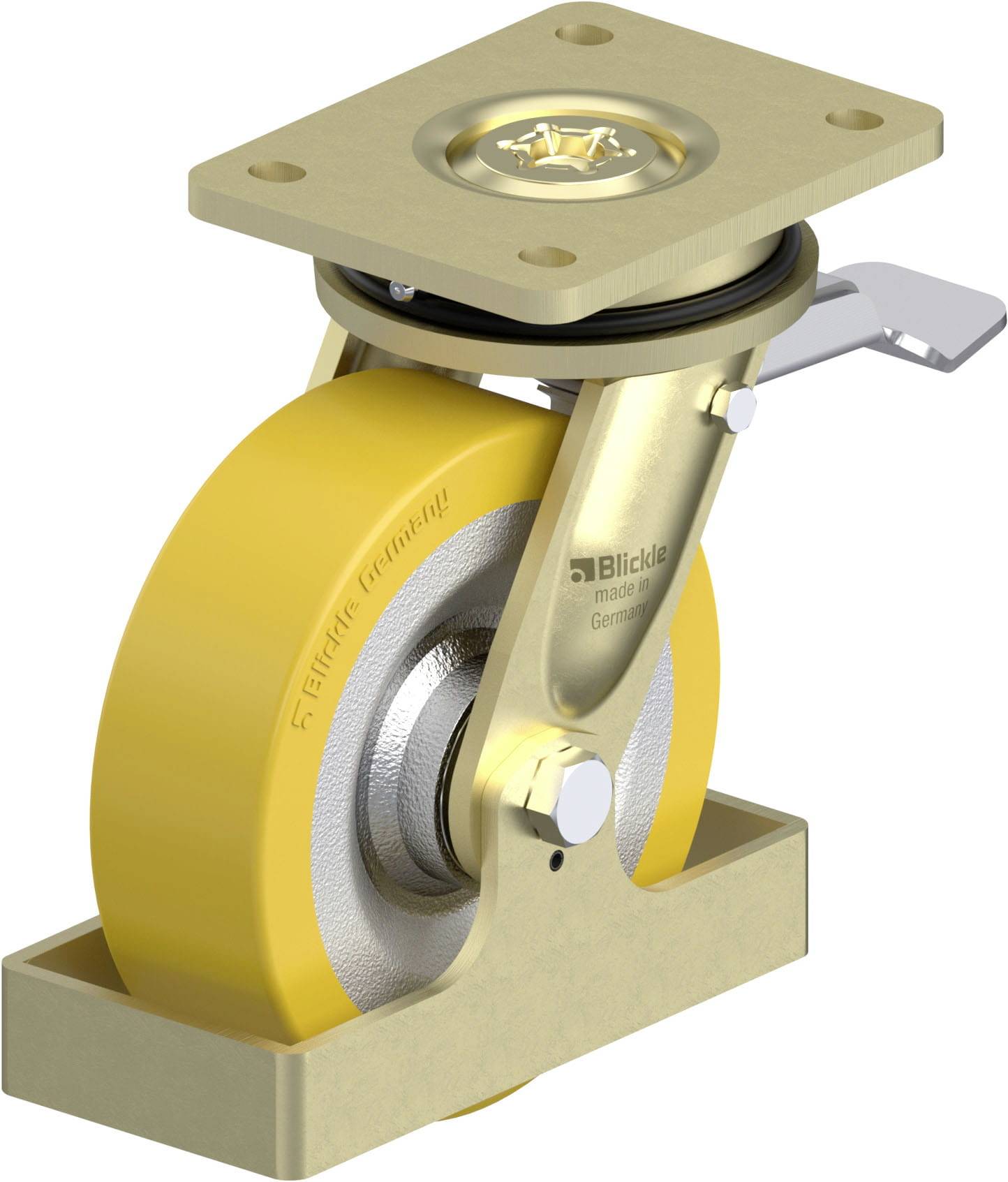 Blickle 934977 LS-SETH 160K-ST-FS Rueda articulada para cargas pesadas Diámetro de la rueda: 160 mm Capacidad de carga (máx.): 700 kg 1 UD(S).