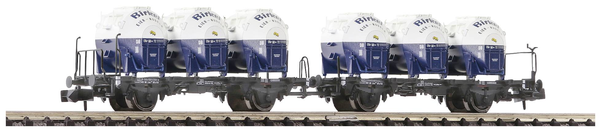 Fleischmann 6660046 Vagón portacontenedores N de doble unidad de la DB