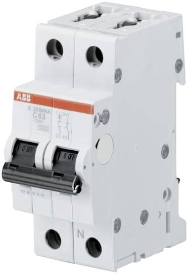 ABB 2CDS271103R0984 S201M-C0.5NA Interruptor automático 0.5 A 230 V-0