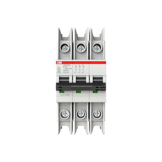 ABB 2CDS273347R0377 SU203MR-K6 Interruptor automático 6 A 400 V-0