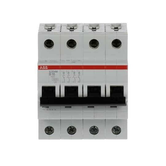 ABB 2CDS274001R0165 S204M-B16 Interruptor automático 16 A 400 V-0