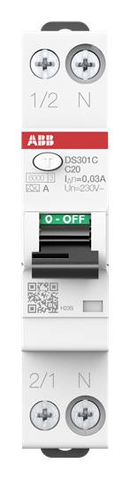 ABB 2CSR255163R1204 Disyuntor de corriente diferencial/interruptor diferencial 20 A 0.03 A-0