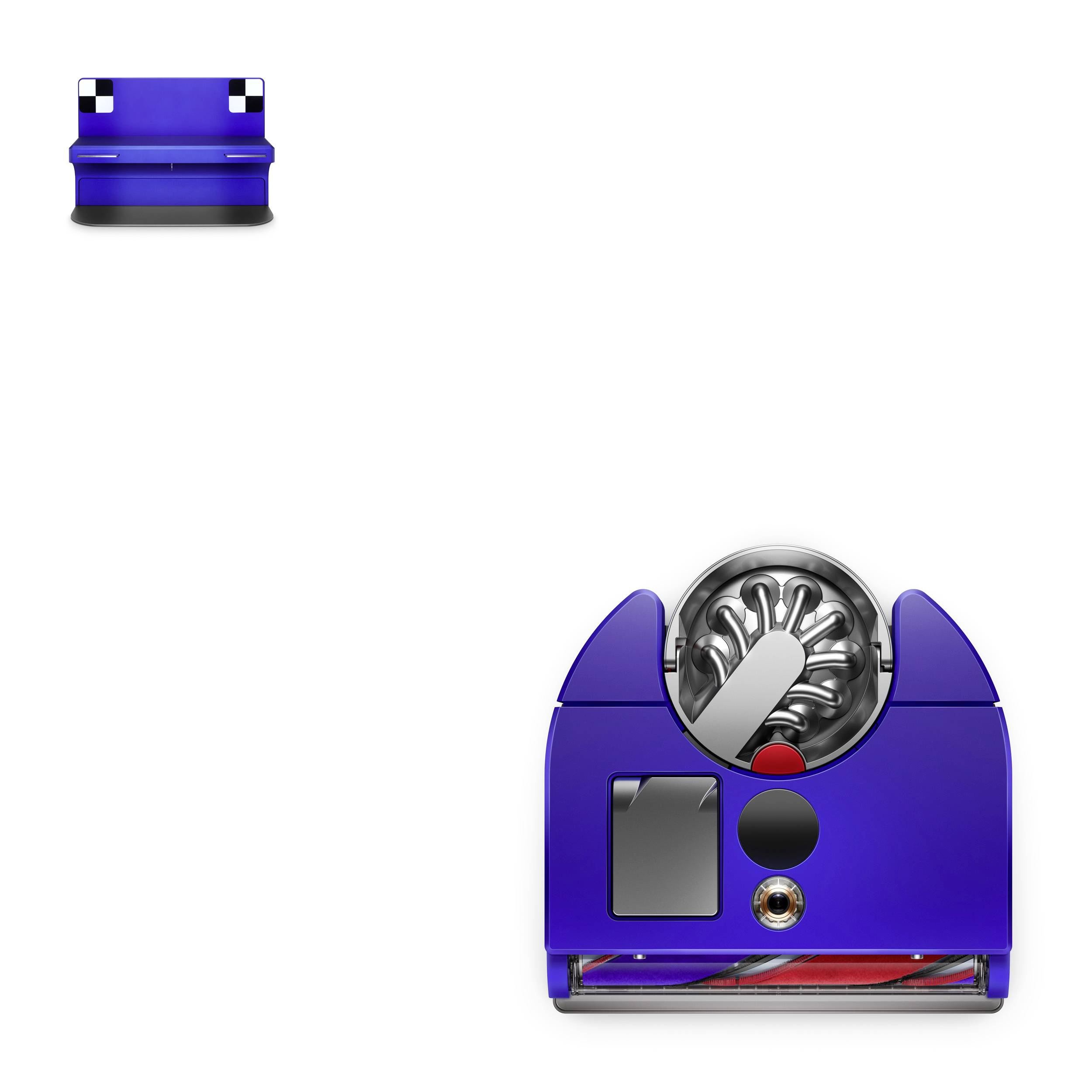 dyson 360 Vis Nav Moulded Blue/Nickel Robot de aspiración Blau-7