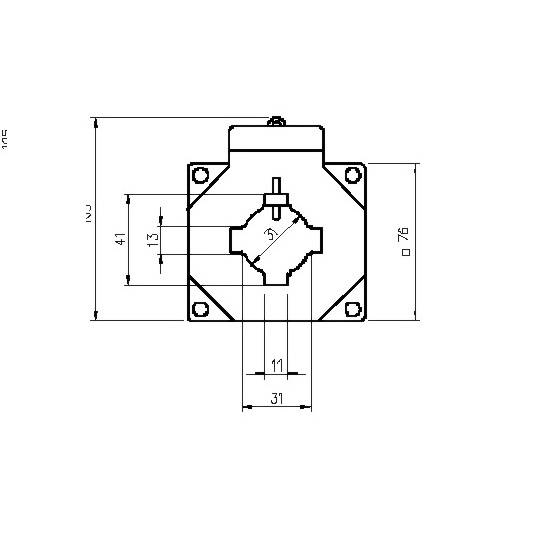 Celsa IBG-50 150/5A 2.5VA Kl. 5P5 70097-3628 Transformador de corriente de protección Corriente primaria 150 A Corriente-3