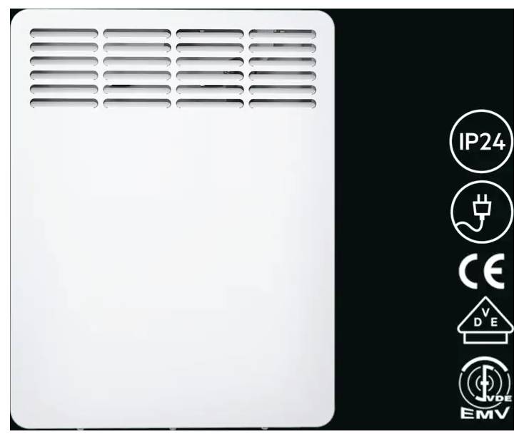 AEG 236531 WKL 505 Radiador por convección 500 W Blanco-4