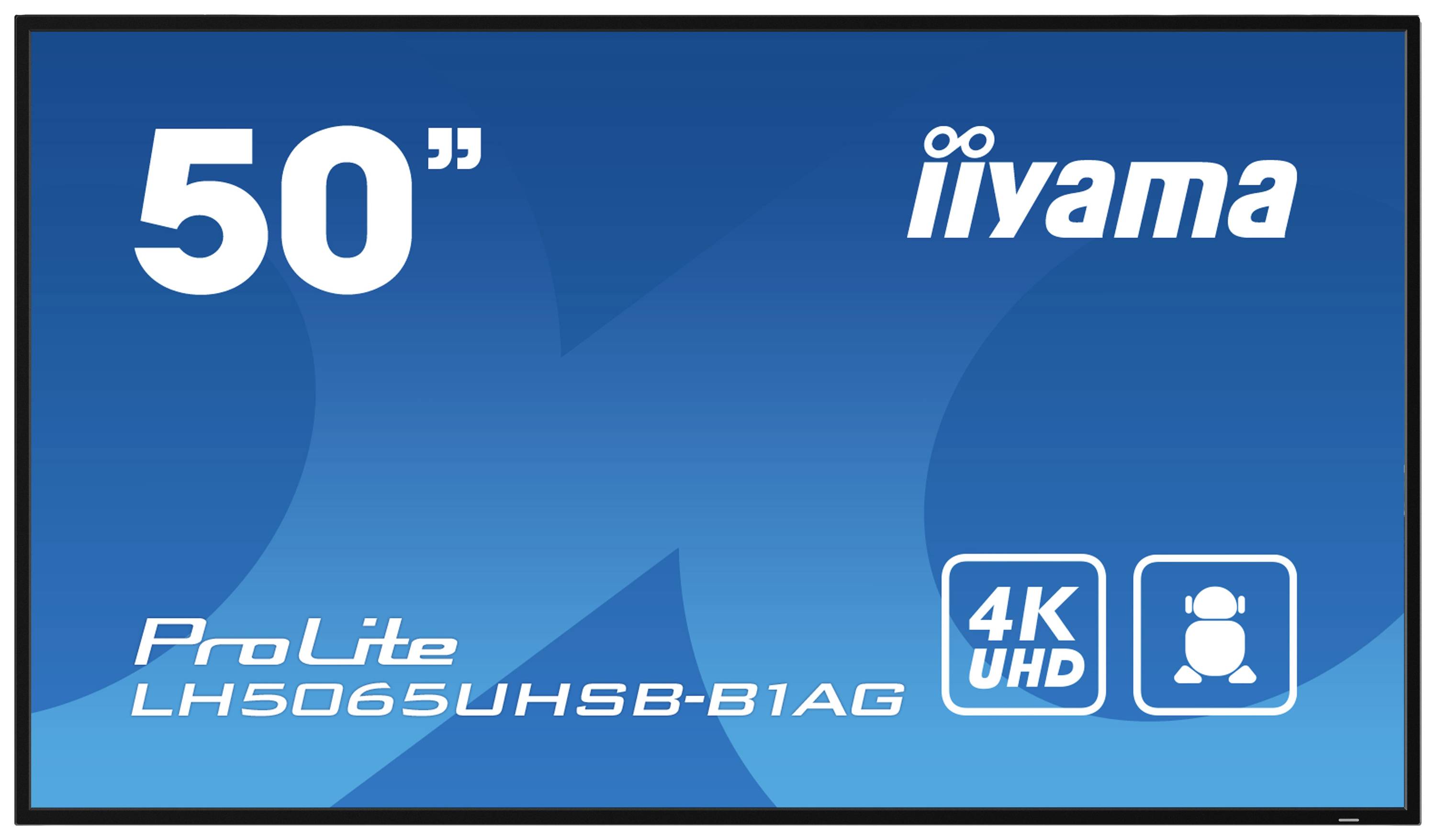 Iiyama ProLite LH5065UHSB-B1AG Digital Signage Display Clase de eficiencia energética: E (A - G) 126 cm 49.5 In. 3840 x 2160 Pixel 24/7