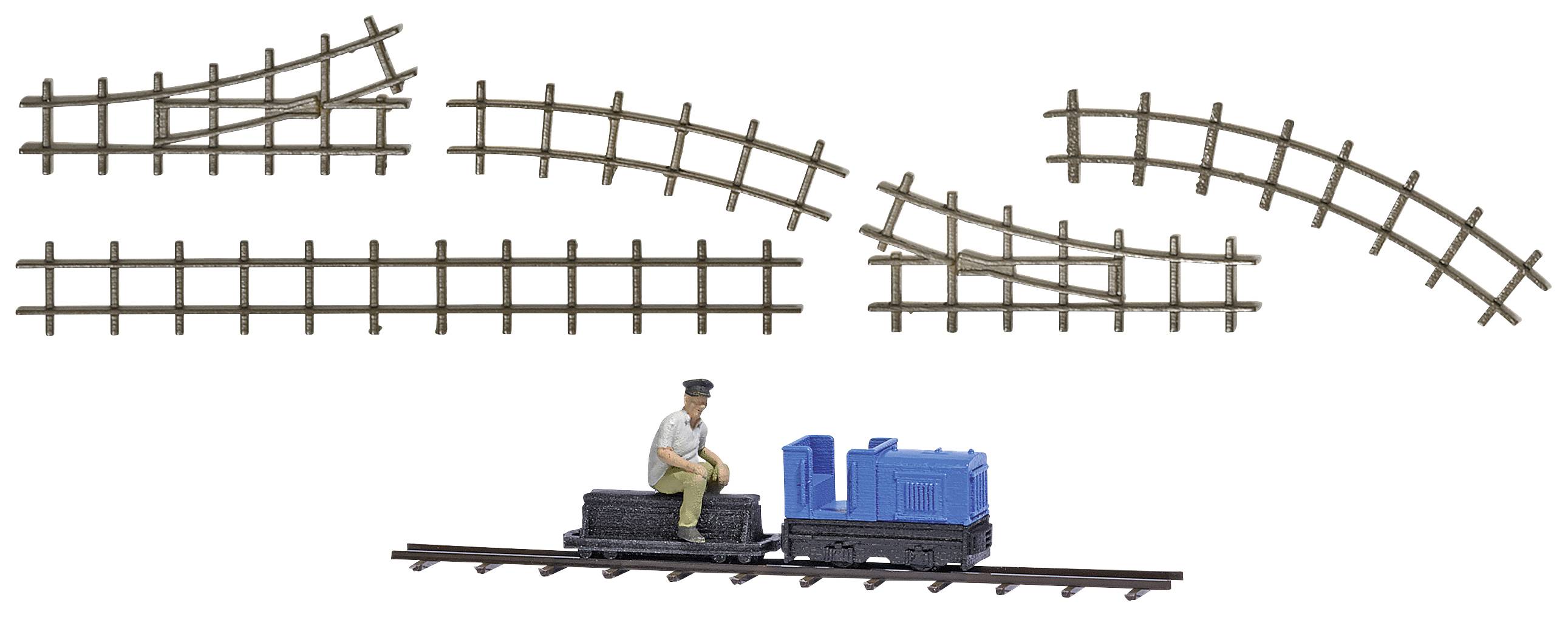 Busch H0 Tren de jardín con conjunto de acción Kit de montaje