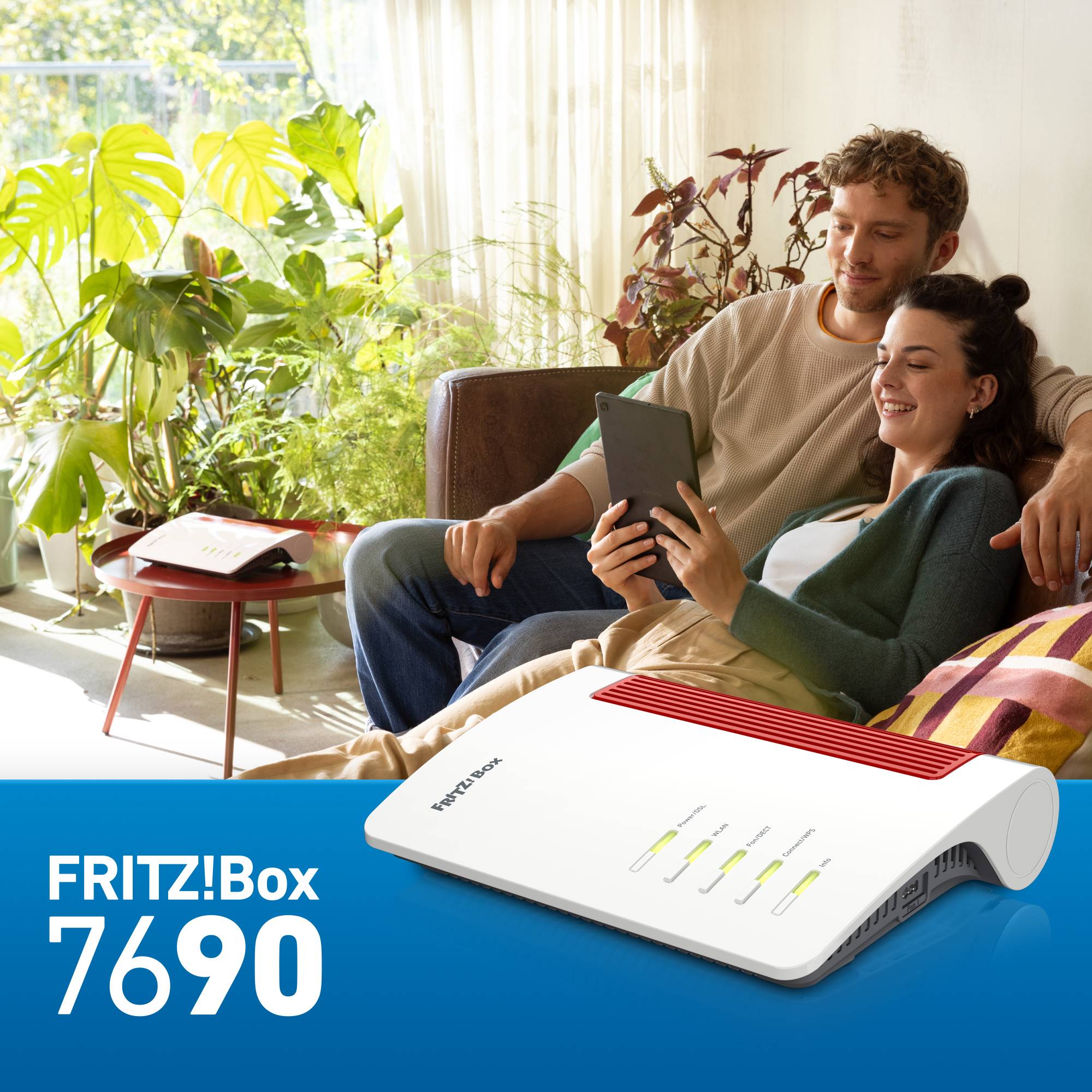 FRITZ! FRITZ!Box 7690 Router wifi Módem integrado: VDSL, ADSL2+ 2.4 GHz, 5 GHz 7136 MBit/s-5