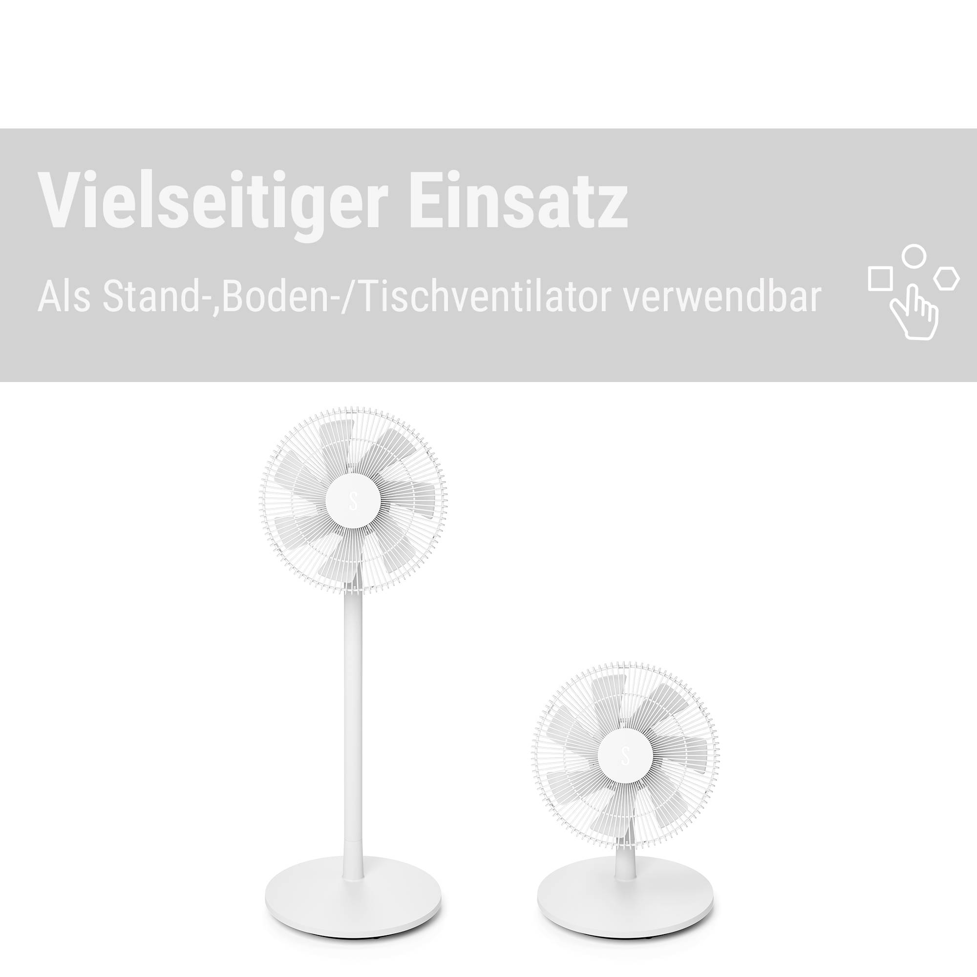 Stadler Form Finn Ventilador independiente Blanco Con control remoto, Temporizador, Altura regulable, Orientable-15