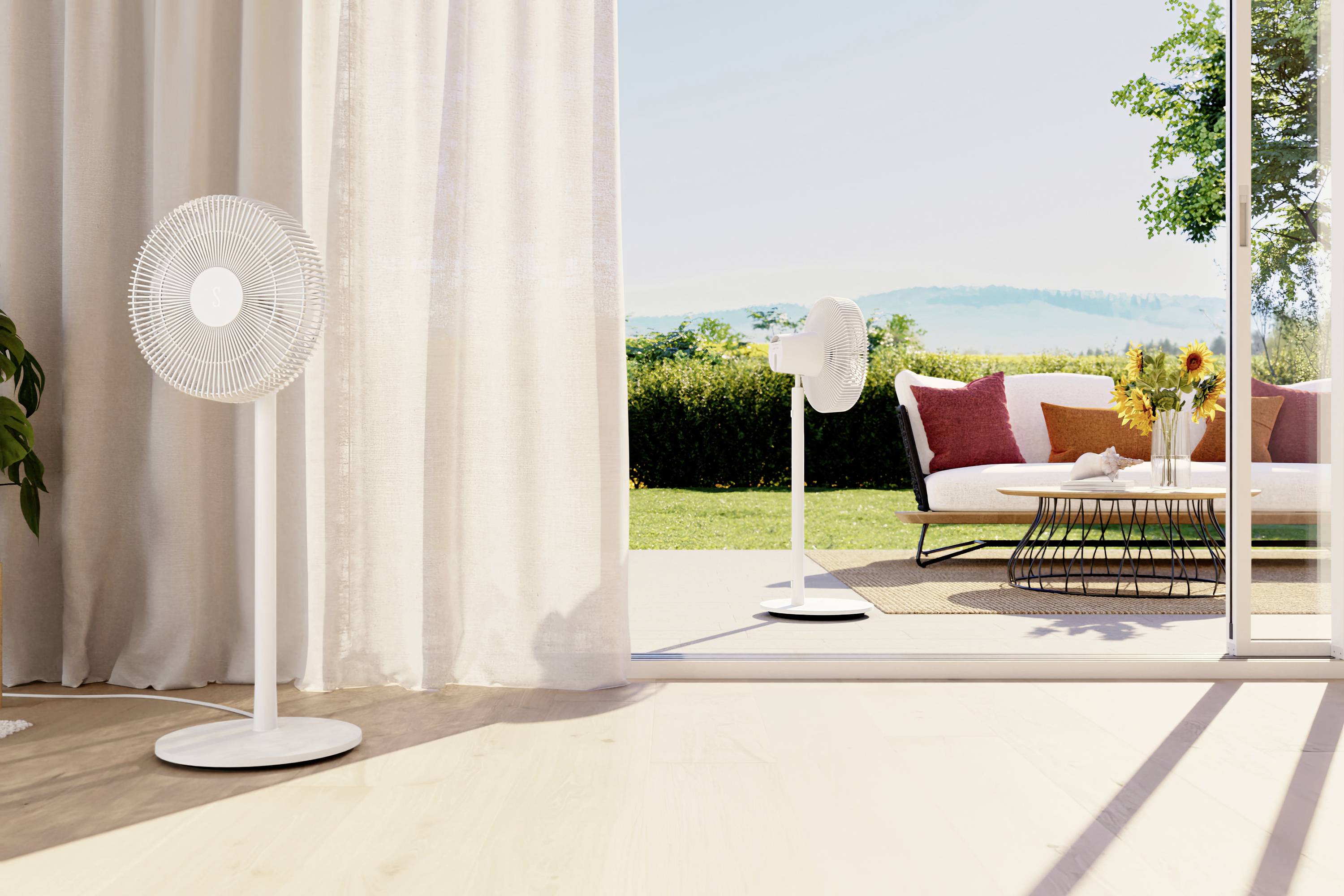 Stadler Form Finn Ventilador independiente Blanco Con control remoto, Temporizador, Altura regulable, Orientable-7