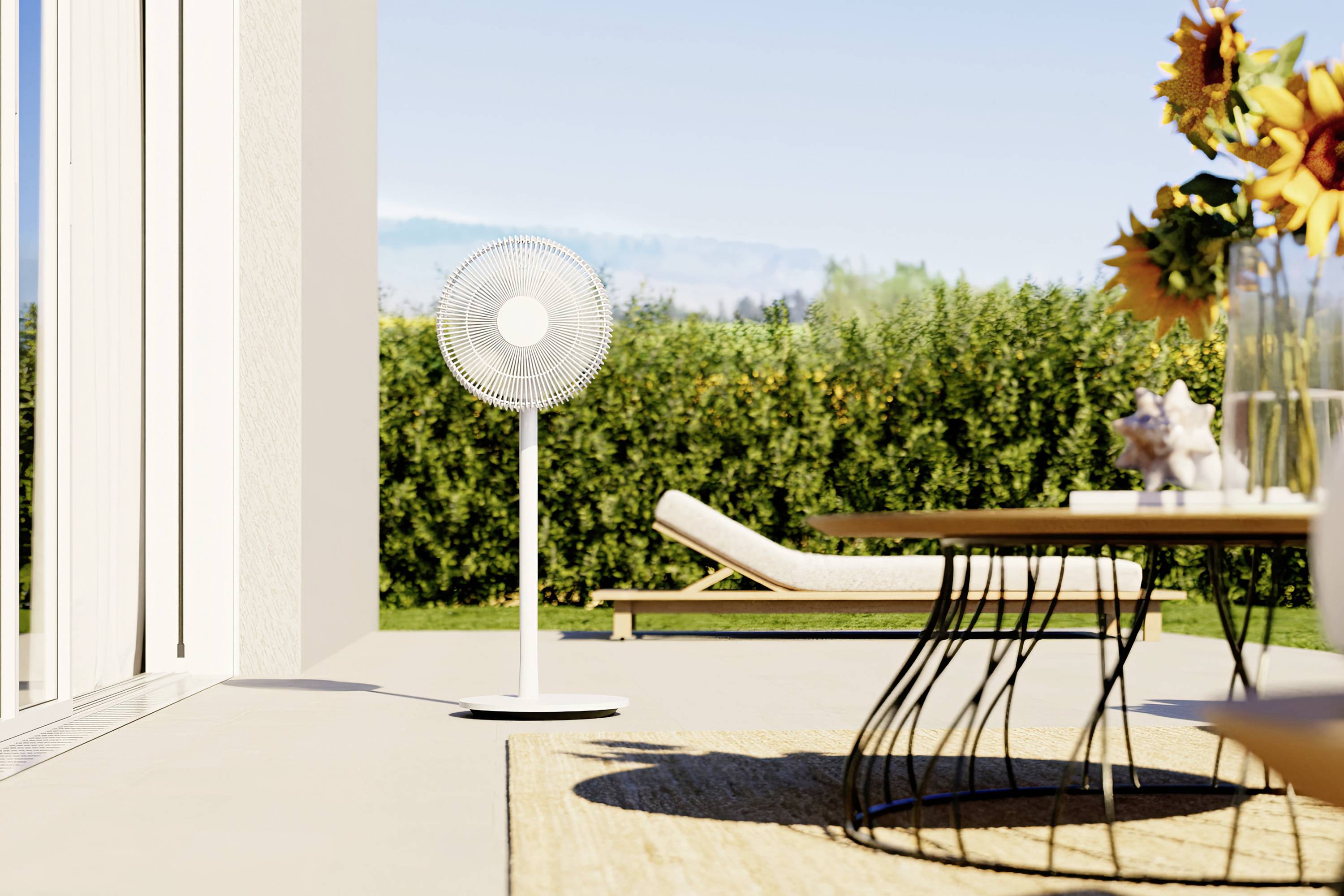Stadler Form Finn Ventilador independiente Blanco Con control remoto, Temporizador, Altura regulable, Orientable-9
