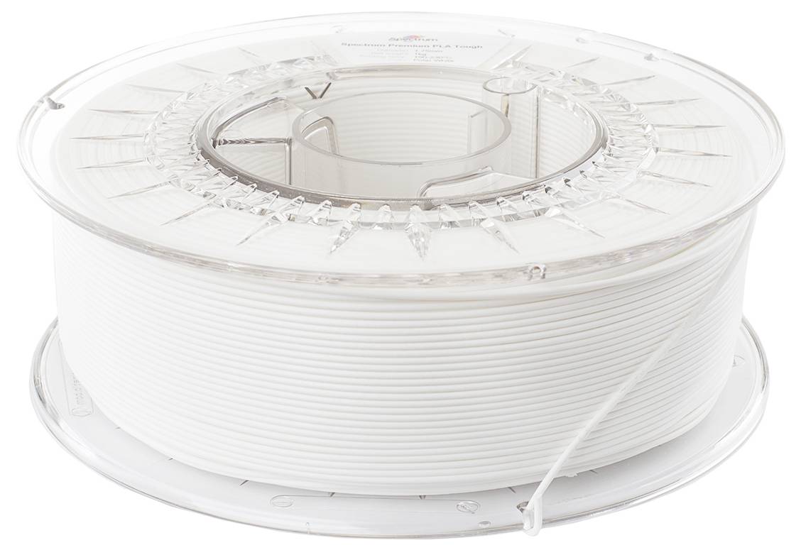 Spectrum Filaments 80195 PLA Tough Filamento Tough PLA Resistente a impactos 1.75 mm 1000 g Blanco polar, Blanco polar, -3