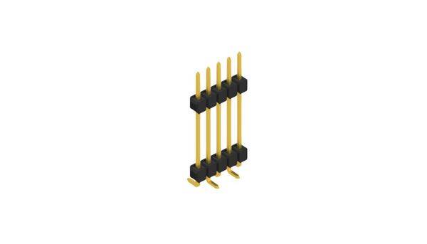 Fischer Elektronik Regleta de conectores macho (estándar) Número de series: 1 10051960 10 UD(S).-0