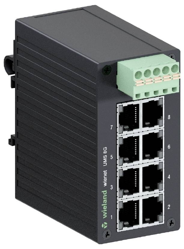 Wieland Electric 83.040.0106.0 WIENET UMS 8G Dispositivo de red 10 / 100 / 1000 MBit/s-0