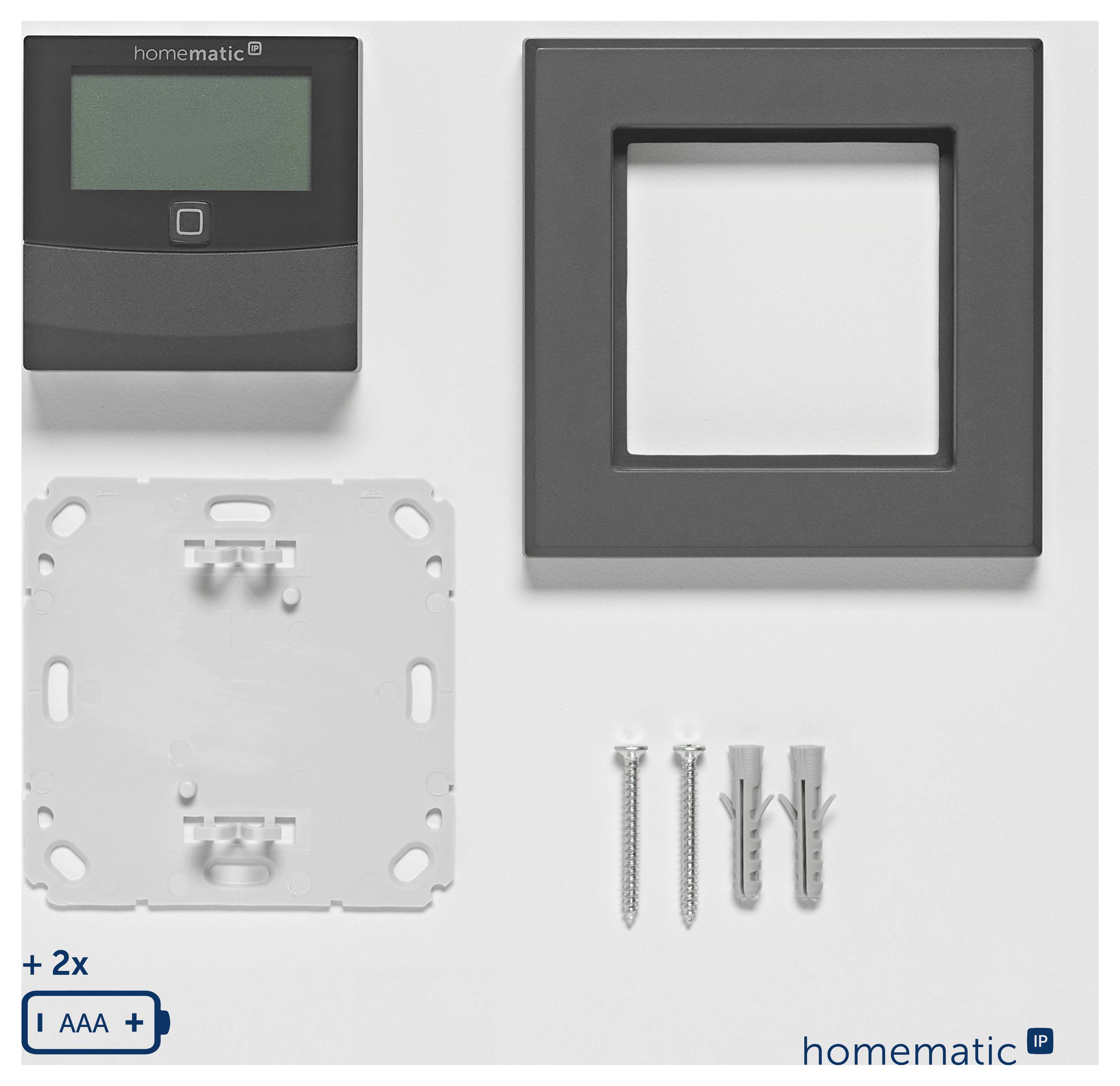 Homematic IP Radiotransmisión Sensor de temperatura y sensor de humedad del aire HmIP-STHD-A-4