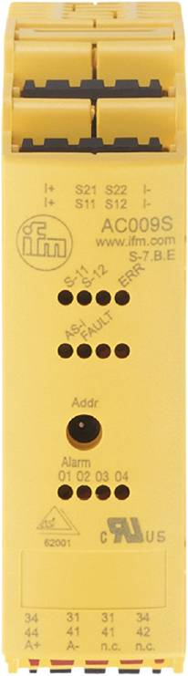 ifm Electronic AC009S AC009S Módulo de entrada Enchufe COMBICON Número de salidas digitales: 2 Número de entradas digitales: 2 Número de salidas de relé: 2