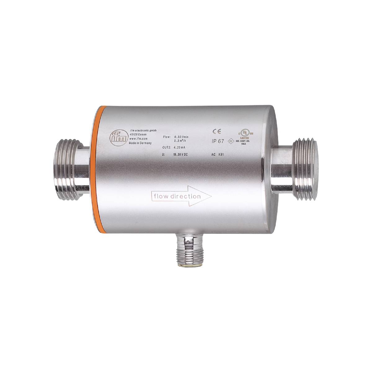 ifm Electronic Sensor de flujo magnético-inductivo SM7050 SM7050 Tensión de servicio (intervalo): 18 - 30 V/DC Alcance d-0