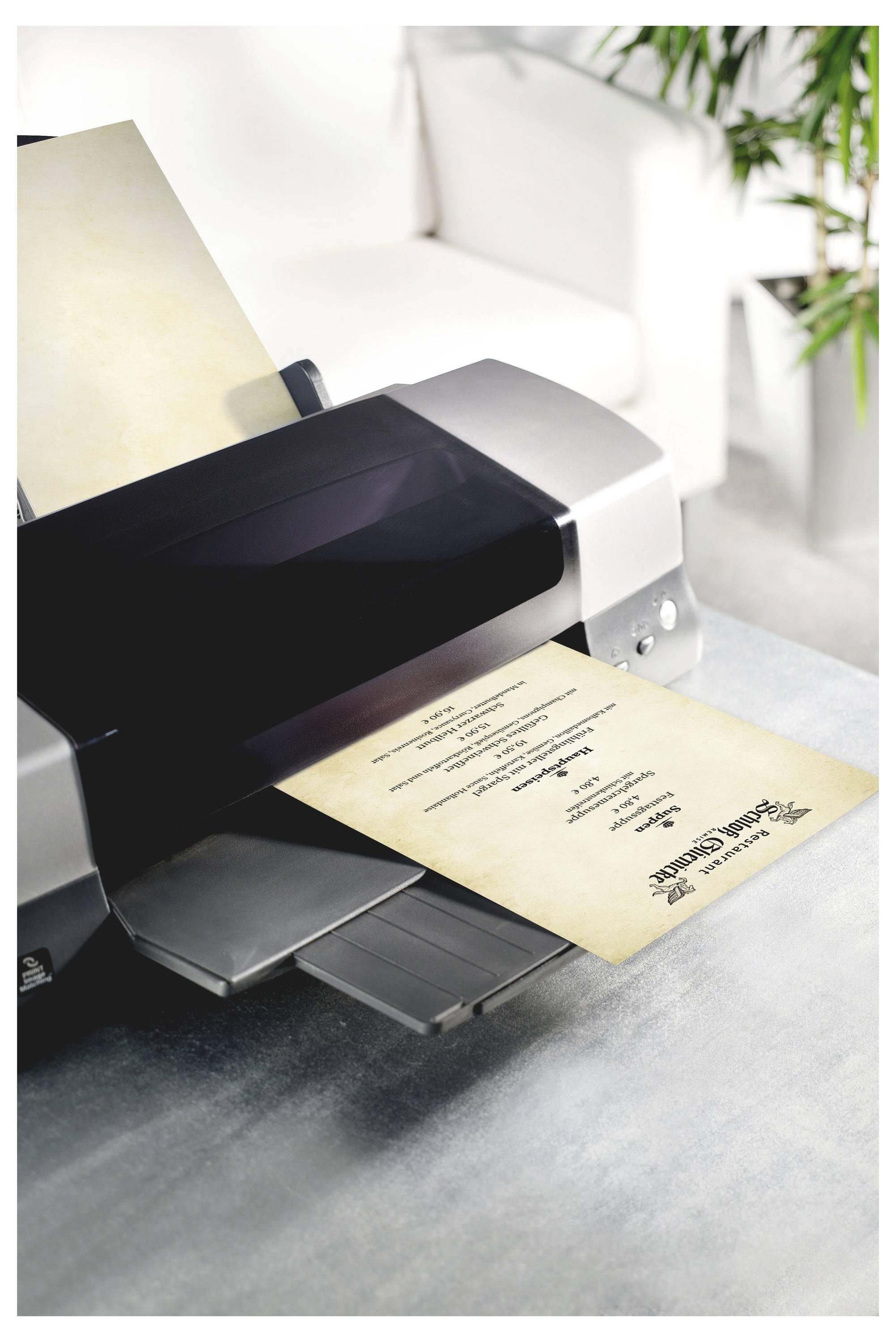 Sigel DP983 Vintage Papel con motivos Juego DIN A4 90 g/m² Beige 75 Hoja-1