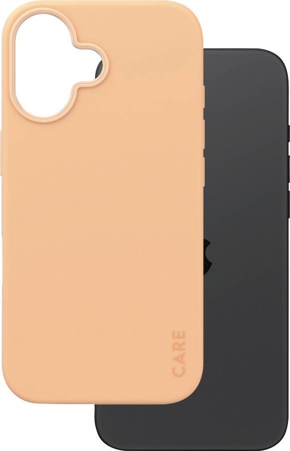 PanzerGlass CARE by ® Fashionable Cubierta trasera Apple iPhone 16 Naranja Carga inductiva 1389-0
