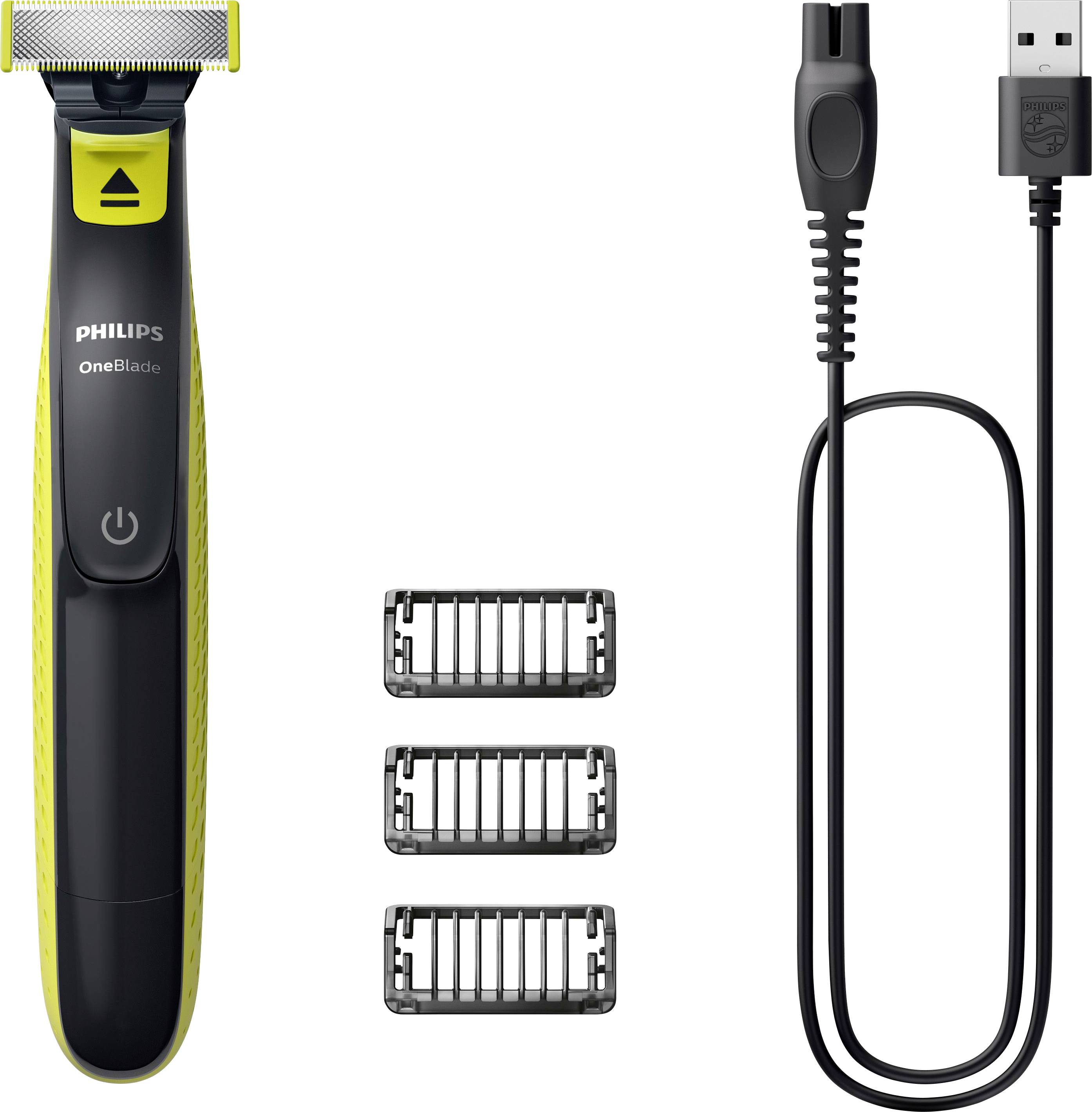 Philips OneBlade Recortador de barba, Máquina para cortar el pelo, Recortador de vello corporal, Recortador de precisión-0