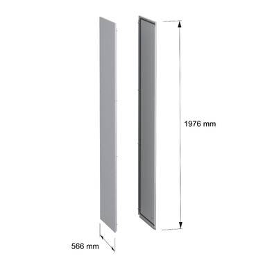 Schneider Electric NSY2SPN206 Paneles laterales, montaje externo, PanelSet SFN, para armarios eléctricos H 2000 x D 600 -5